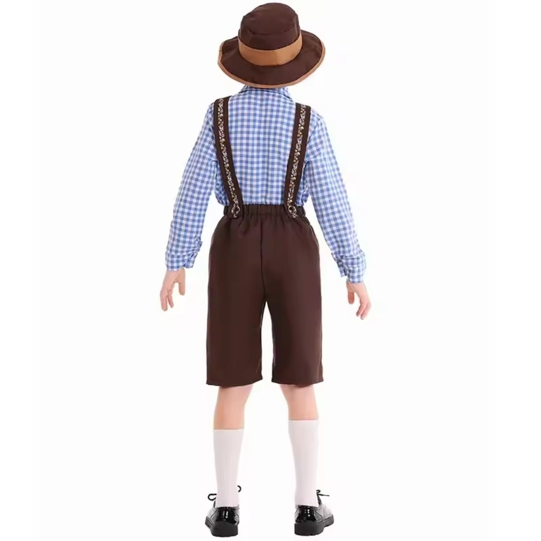 Oktoberfest Lederhosen Outfit Kinderen - Felix
