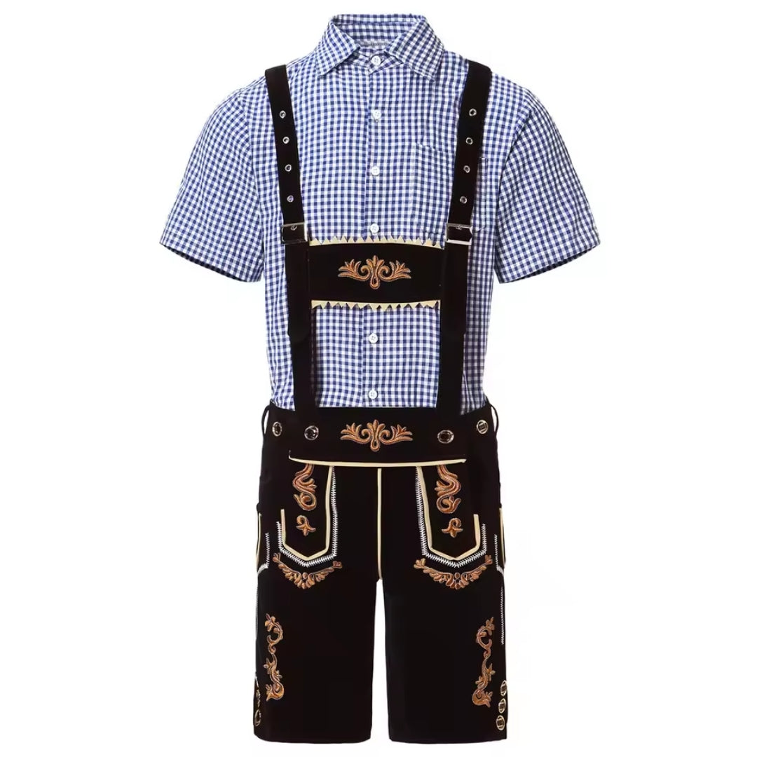 Oktoberfest Lederhosen Voor Heren - Outfit met Bretels
