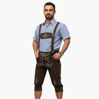 Oktoberfest Heren Lederhosen - Klassiek met Bretels