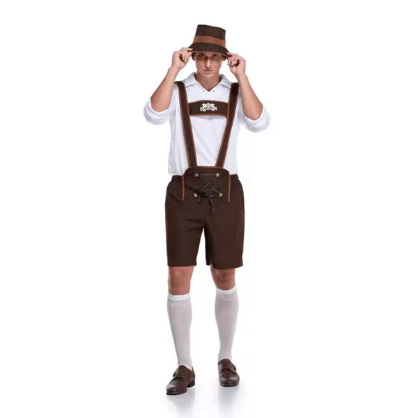 Tenue de lederhosen d’Oktoberfest de style bavarois - Stefan