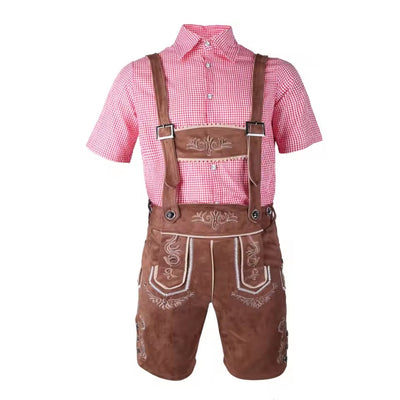 Oktoberfest Lederhosen Voor Heren - Outfit met Bretels
