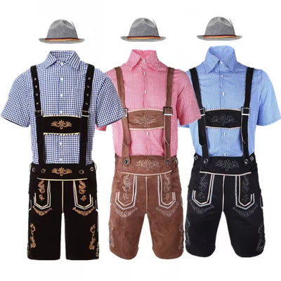 Oktoberfest Lederhosen Voor Heren - Outfit met Bretels
