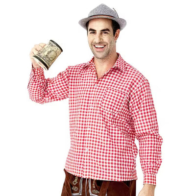 Oktoberfest Lederhosen - Beierse Stijl met Bretels en Shirt