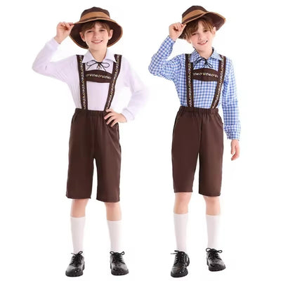 Oktoberfest Lederhosen Outfit Kinderen - Felix