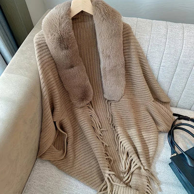 Faux Fur Winter Sjaal - Elegant Voor Koude Dagen