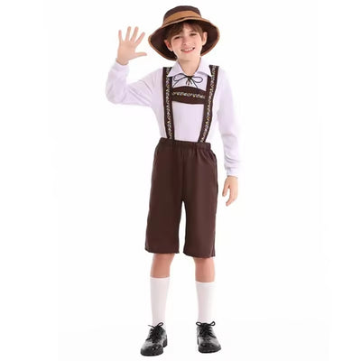 Oktoberfest Lederhosen Outfit Kinderen - Felix