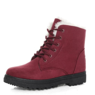 Winter Boots Voor Dames - Corduroy Buitenzijde En Antislipzool