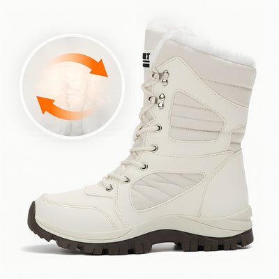 Snowboots - Waterdichte Dames Enkellaarzen Met Warme Pluche Voering