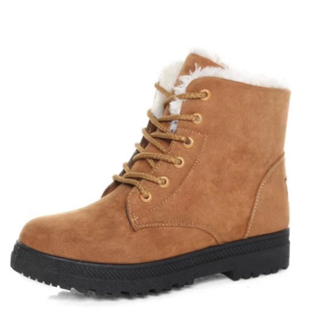 Winter Boots Voor Dames - Corduroy Buitenzijde En Antislipzool