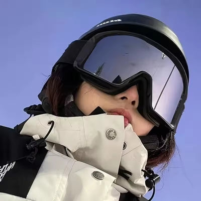 Skibril - Kleurrijk Vizier Met Wind- En Stofbescherming
