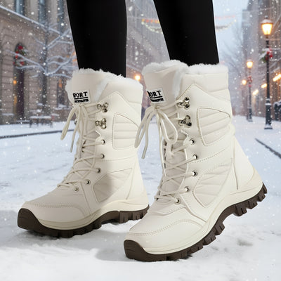 Snowboots - Waterdichte Dames Enkellaarzen Met Warme Pluche Voering
