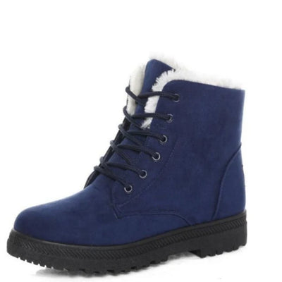 Winter Boots Voor Dames - Corduroy Buitenzijde En Antislipzool
