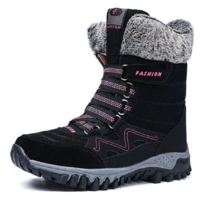 Snowboots - Gevoerde Winterlaarzen Met Suède Buitenzijde En Antislipzool