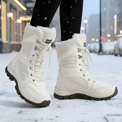 Snowboots - Waterdichte Dames Enkellaarzen Met Warme Pluche Voering