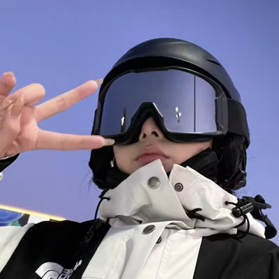 Skibril - Kleurrijk Vizier Met Wind- En Stofbescherming