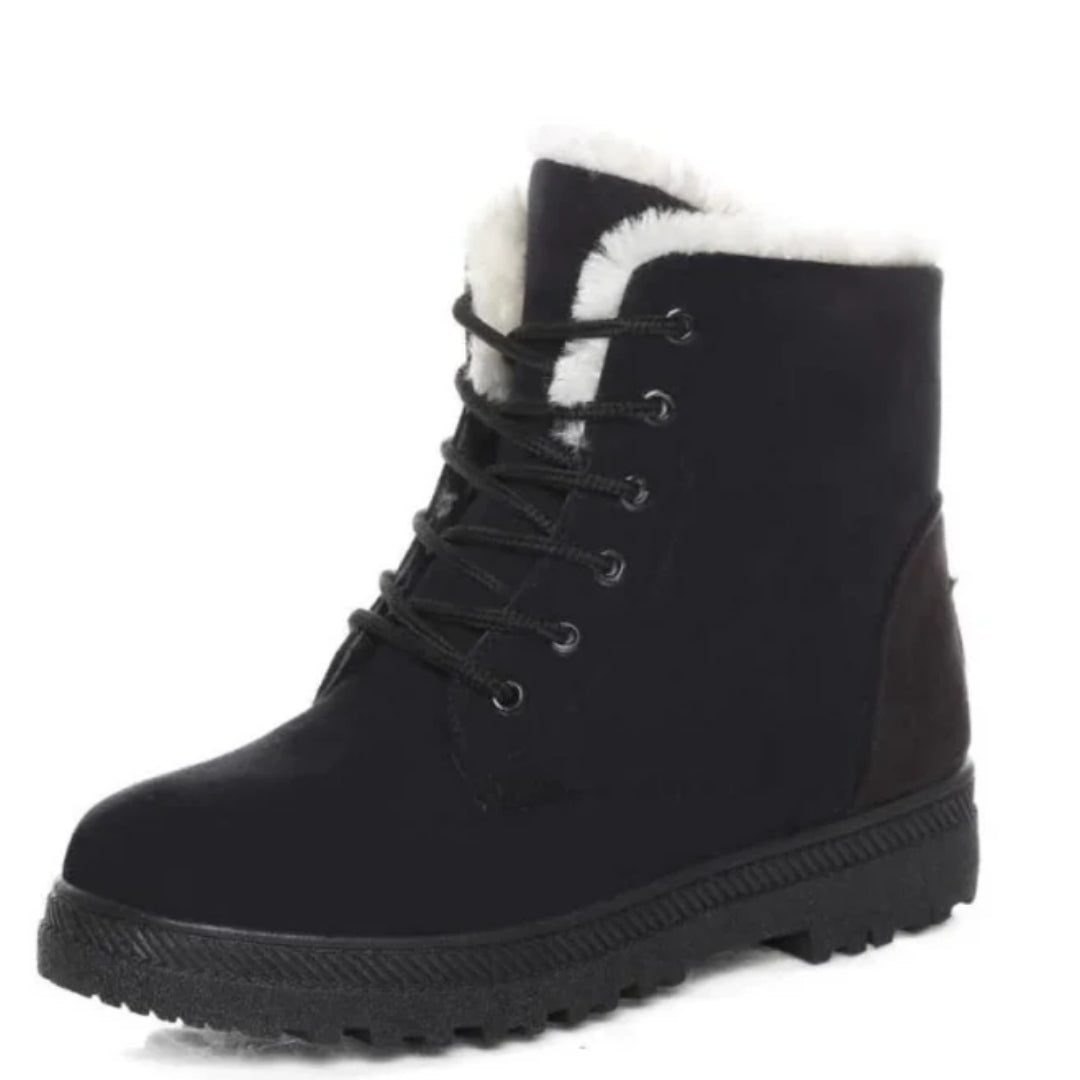 Winter Boots Voor Dames - Corduroy Buitenzijde En Antislipzool
