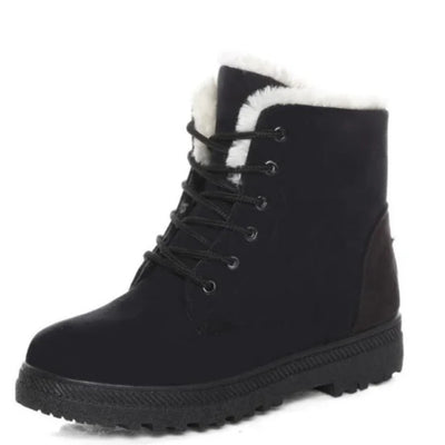 Winter Boots Voor Dames - Corduroy Buitenzijde En Antislipzool
