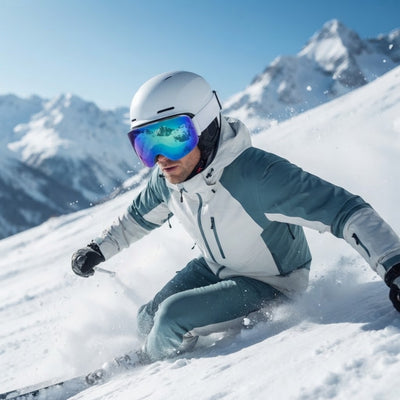 Skibril - Groot Vizier Met Dubbele Anti-Fog Lens En UV400 Bescherming