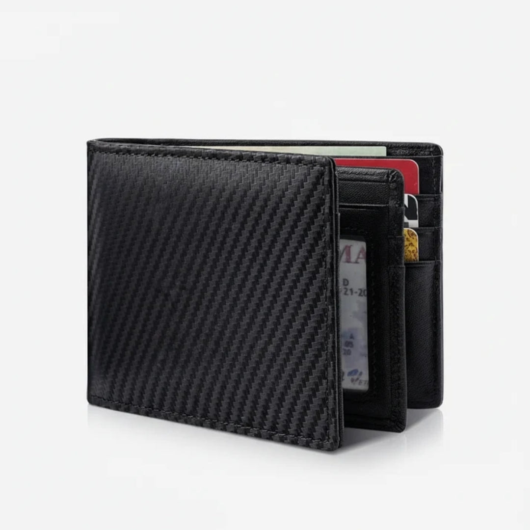Leren Portemonnee Heren - Slank Model met RFID Bescherming