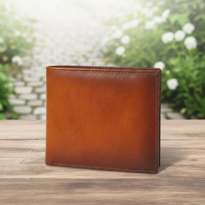 Leren portemonnee - Klassiek model met RFID-bescherming