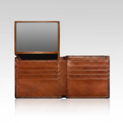 Leren portemonnee - Klassiek model met RFID-bescherming