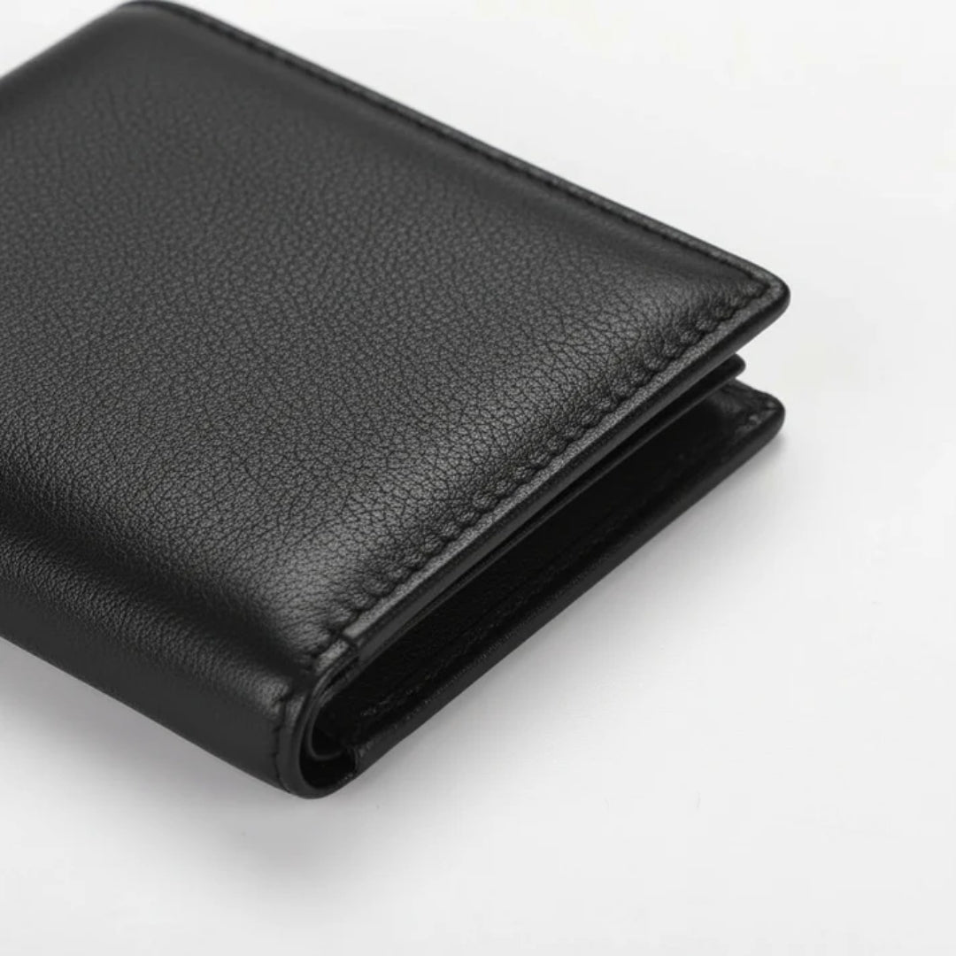 Leren Portemonnee Heren - Slank Model met RFID Bescherming