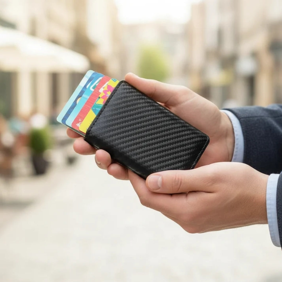Aluminium Portemonnee - Compacte Kaarthouder met RFID Bescherming