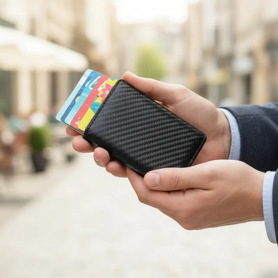 Aluminium Portemonnee - Compacte Kaarthouder met RFID Bescherming
