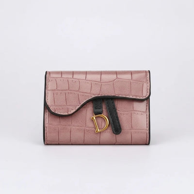 Dames Portemonnee - Compact Model met Krokodillenmotief