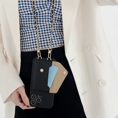 Telefoonhoesje met Portemonnee - Elegant Ontwerp met Kaartvakken