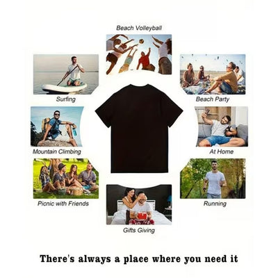 Oktoberfest T-Shirt - Lederhosen Print Met Riemdesign