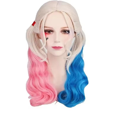 Halloween Kostuum Harley Quinn - Set met Jas en Broek