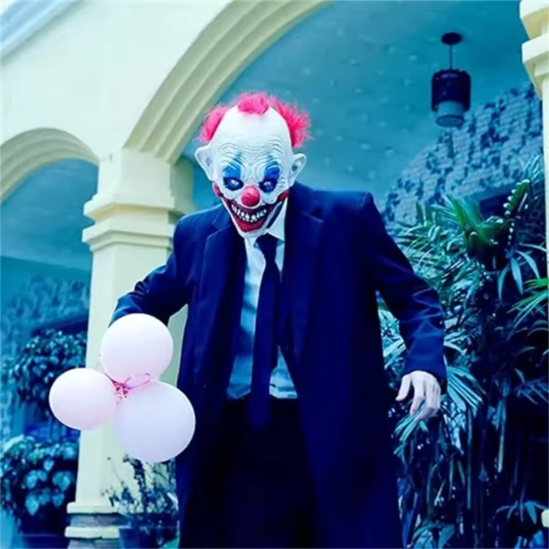 Halloween Clown Masker - Griezelig Lachend Ontwerp