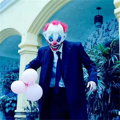 Halloween Clown Masker - Griezelig Lachend Ontwerp
