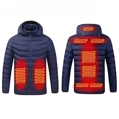 Verwarmde Jas - Slim Fit Met USB Verwarming En Capuchon