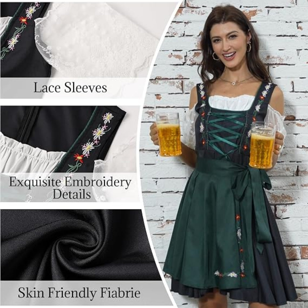 Traditionele Oktoberfest Dirndl Met Schort - Emma