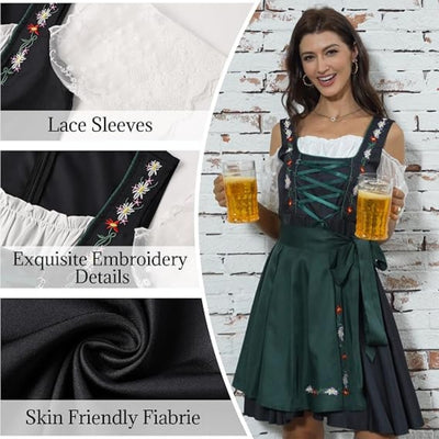 Traditionele Oktoberfest Dirndl Met Schort - Emma