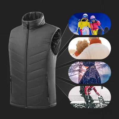 Verwarmd Vest - 13 Warmtezones Met 3 Standen