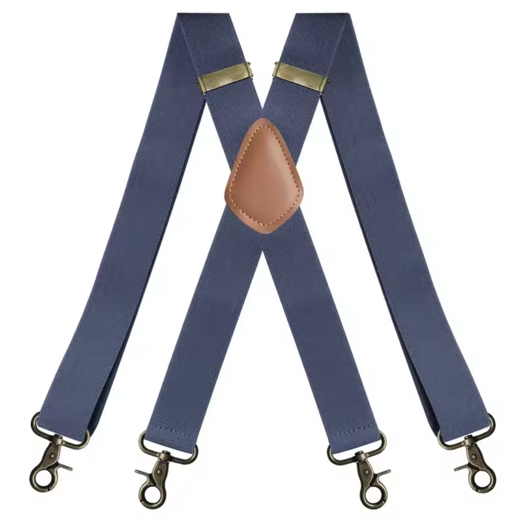 Bretels - Vintage X-Model Met Vier Metalen Haken