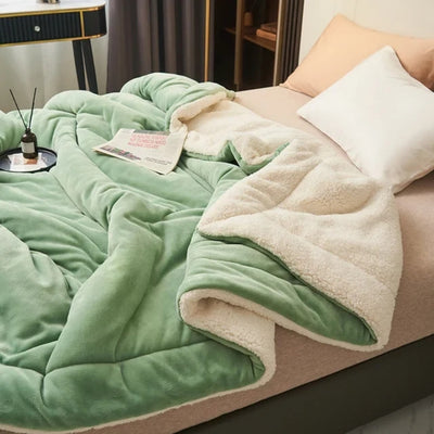 Fleece Deken - Zachte Flanellen Plaid Voor Bank En Bed