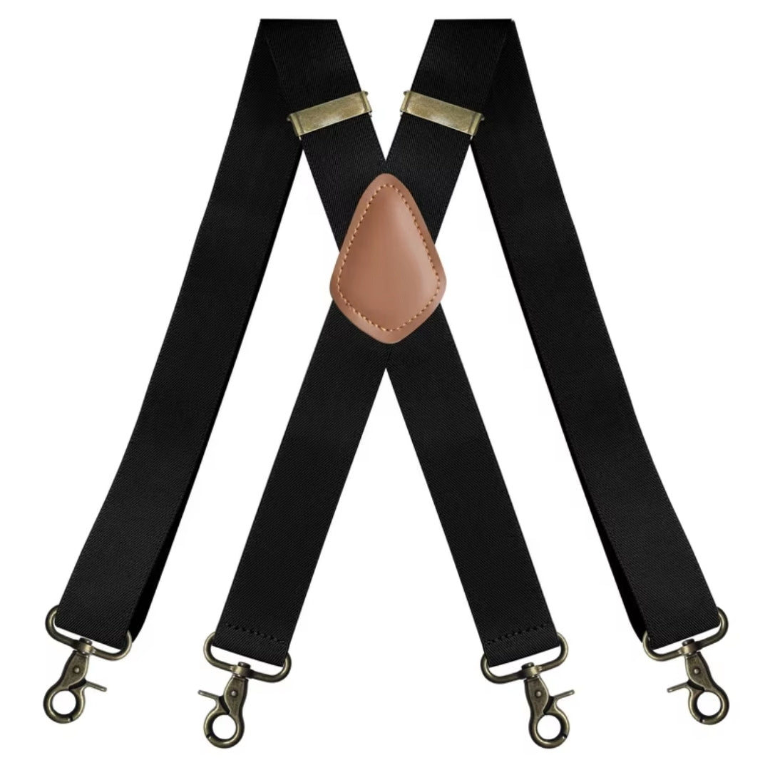 Bretels - Vintage X-Model Met Vier Metalen Haken