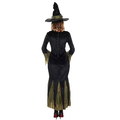 Halloween Heksen Kostuum met Hoed