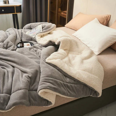 Fleece Deken - Zachte Flanellen Plaid Voor Bank En Bed