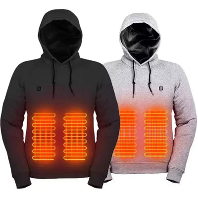 Verwarmde Hoodie - USB Model Met Fleecevoering En Instelbare Warmte
