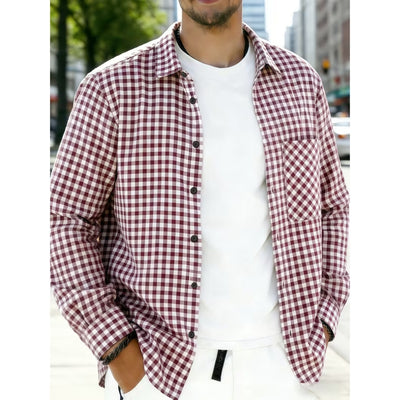 Oktoberfest Stijl Geruite Blouse Voor Heren - Karl