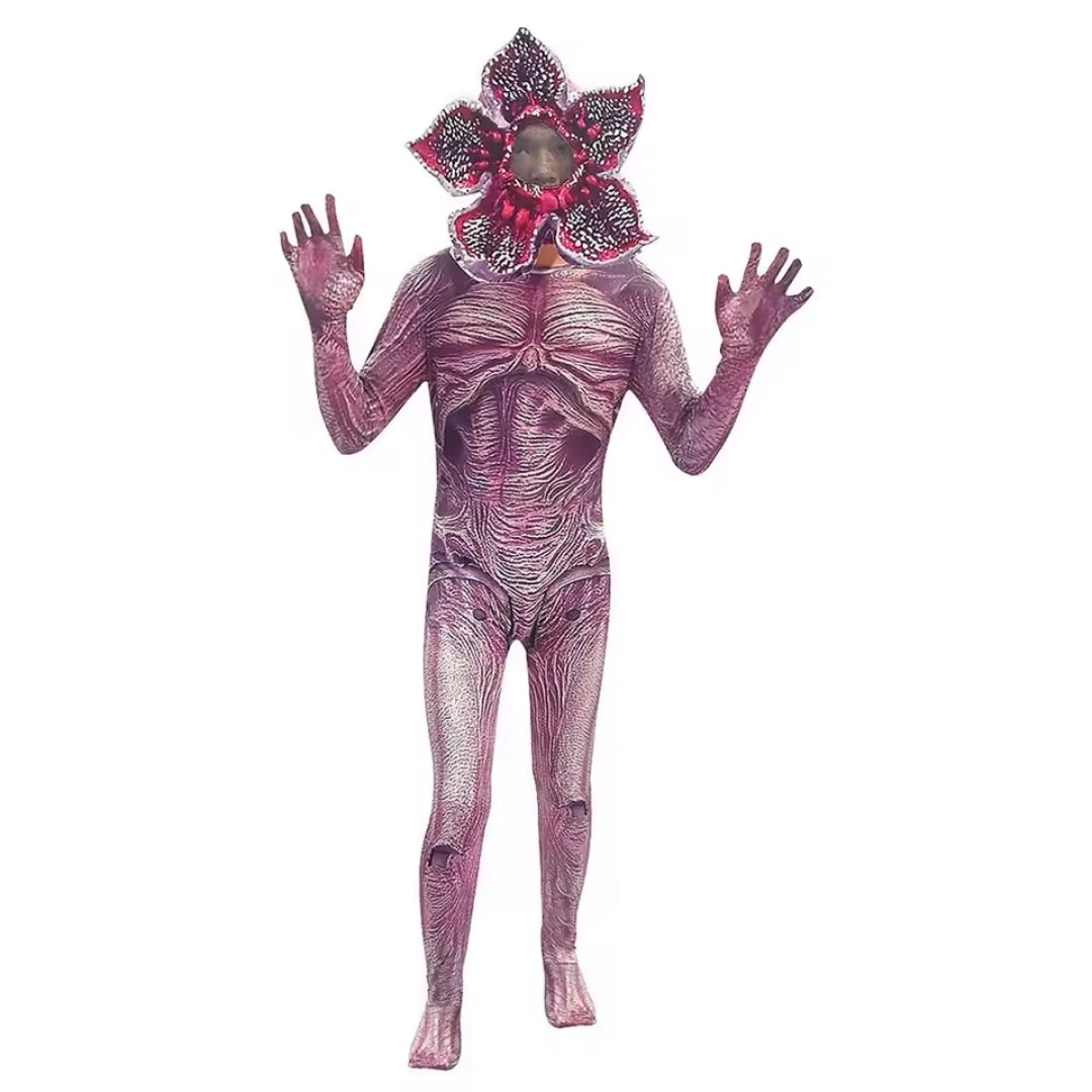 Kids Halloween Kostuum Stranger Things Jumpsuit met Masker