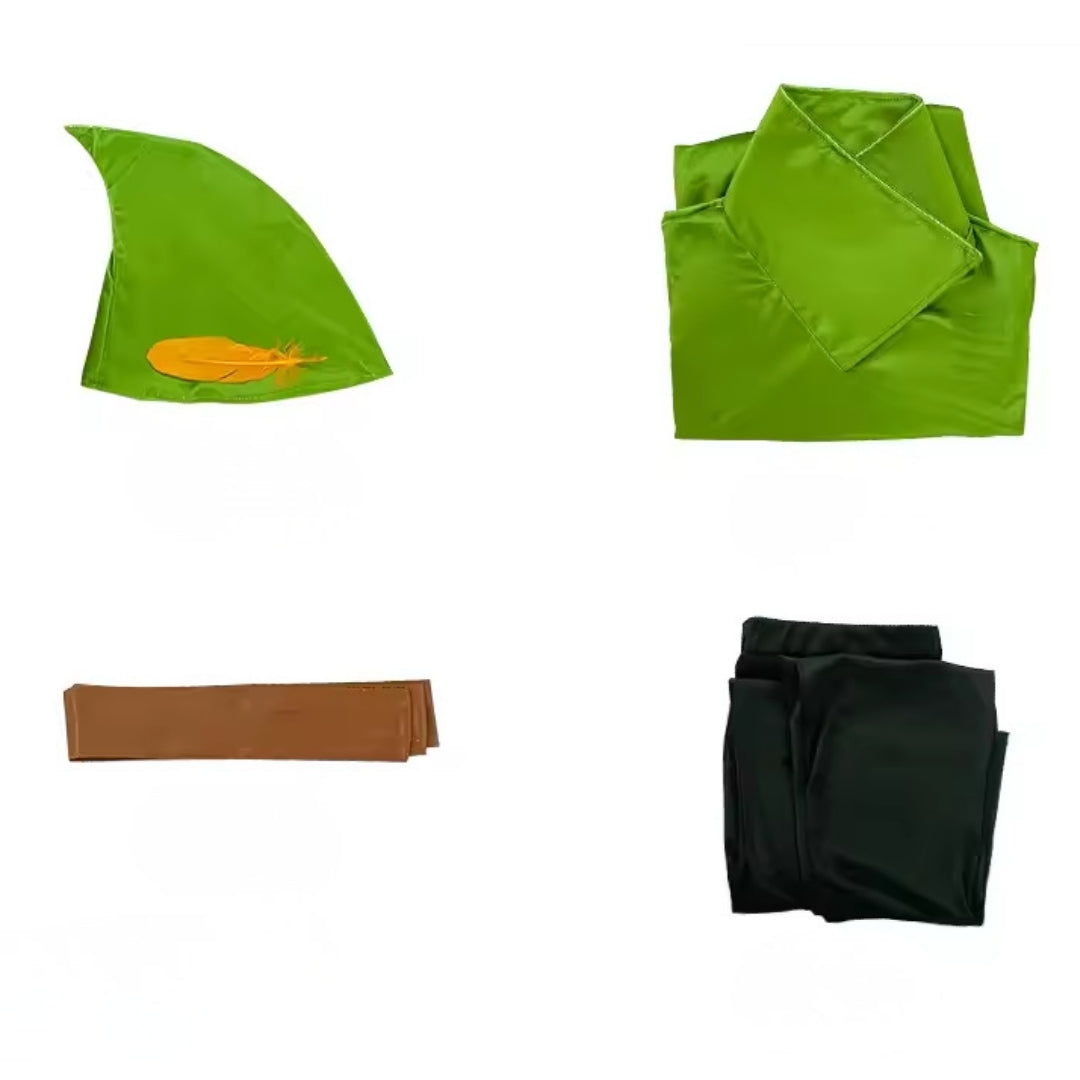 Peter Pan Halloween Kostuum met Hoed voor Heren