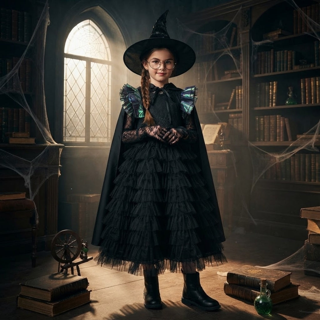 Halloween Kostuum Wicked met Hoed voor Kinderen