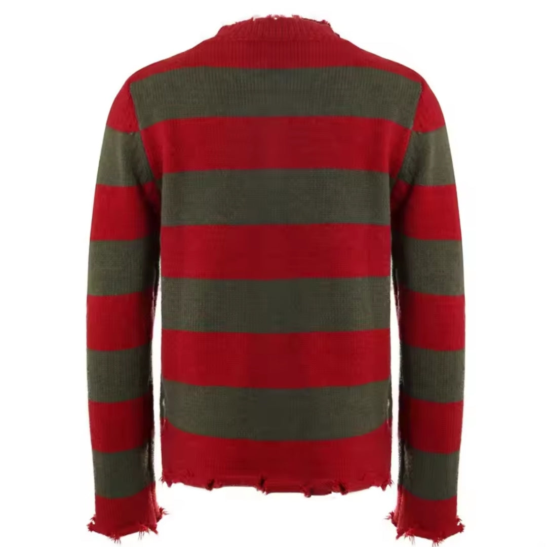 Halloween Freddy Krueger Echte Wollen Trui met Hoed