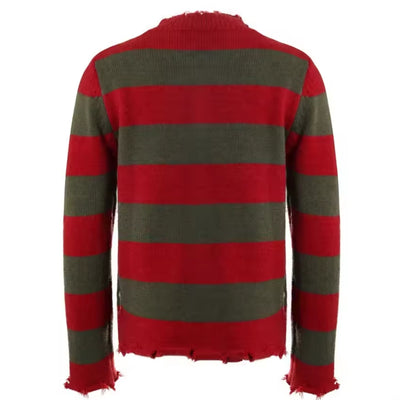 Halloween Freddy Krueger Echte Wollen Trui met Hoed